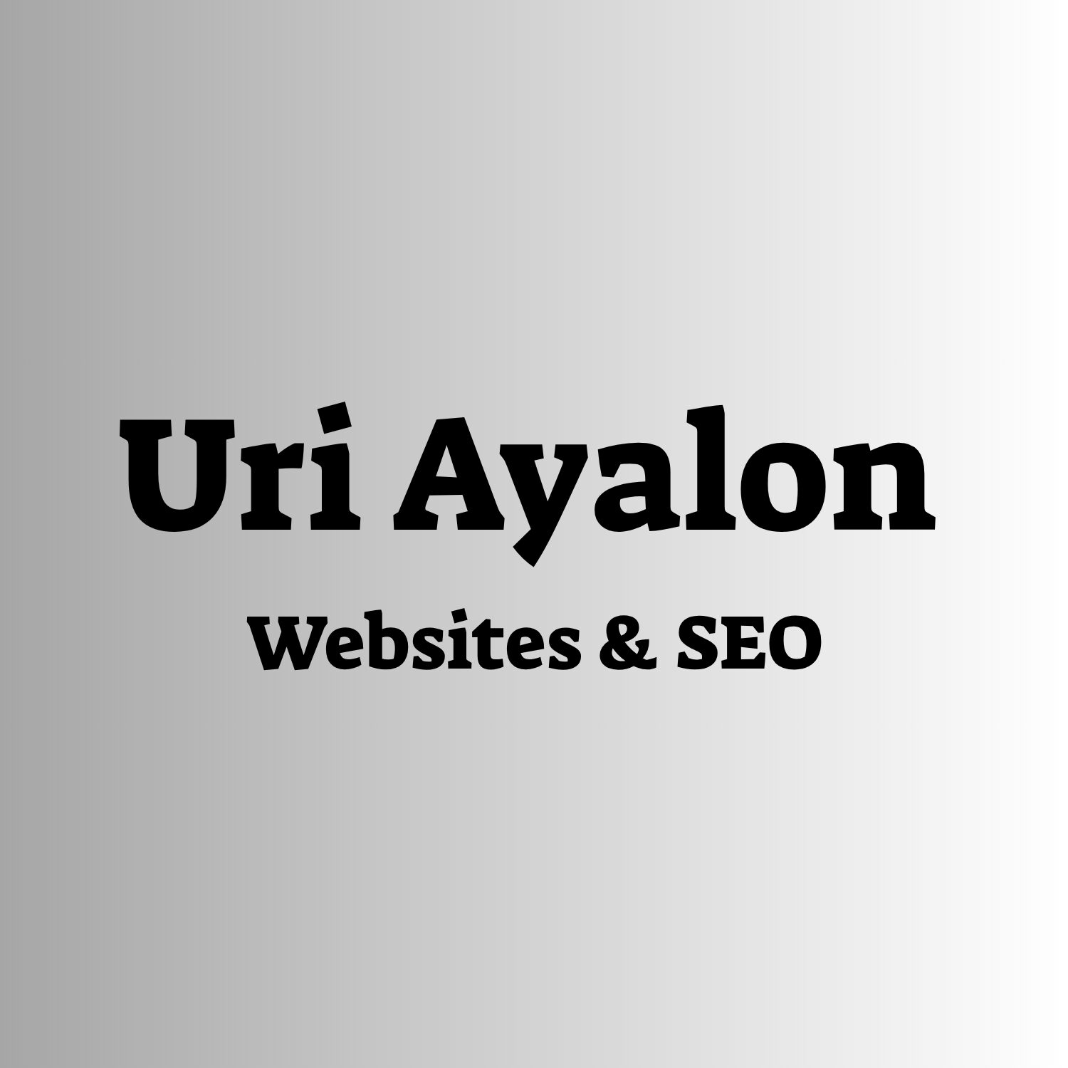 Uri  Ayalon Websites and SEO
